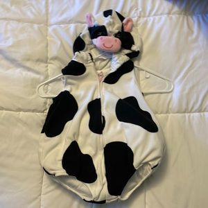 Warm cow costume 12 mo